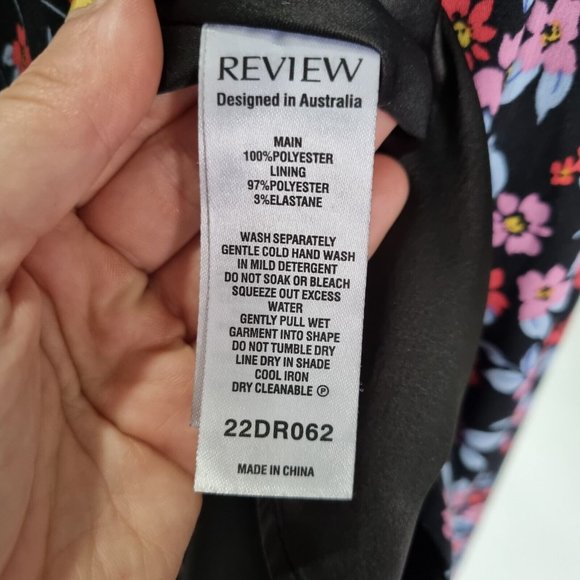 Review My Darling Multicolour Ditsy Floral Bow Detail Dress Size 14 - Picture 9 of 9